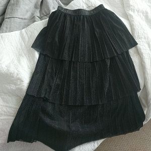 Zara tiered skirt